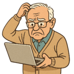 Senior et ordinateur